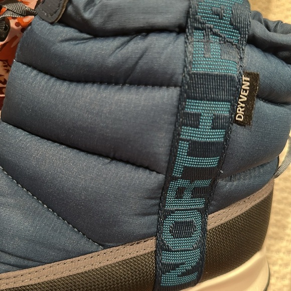 NWOB The North Face Thermoball ECO SNOW KIDS Blue Quilted Boots 4 DRIVENT - Picture 13 of 13